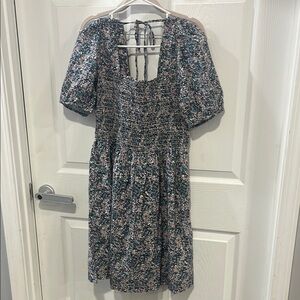 Michael Stars Floral Smocked Dress